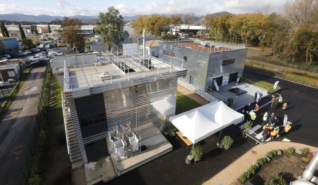 Grimaud wastewater treatment plant (Var).